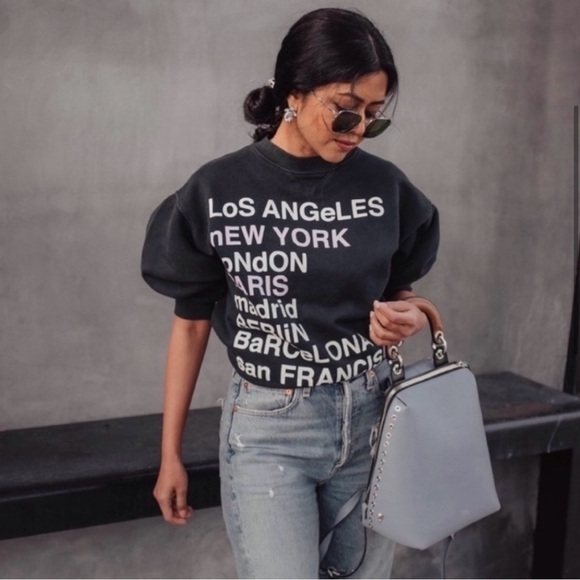 Anine Bing City Love Sweatshirt XS - Picture 4 of 11